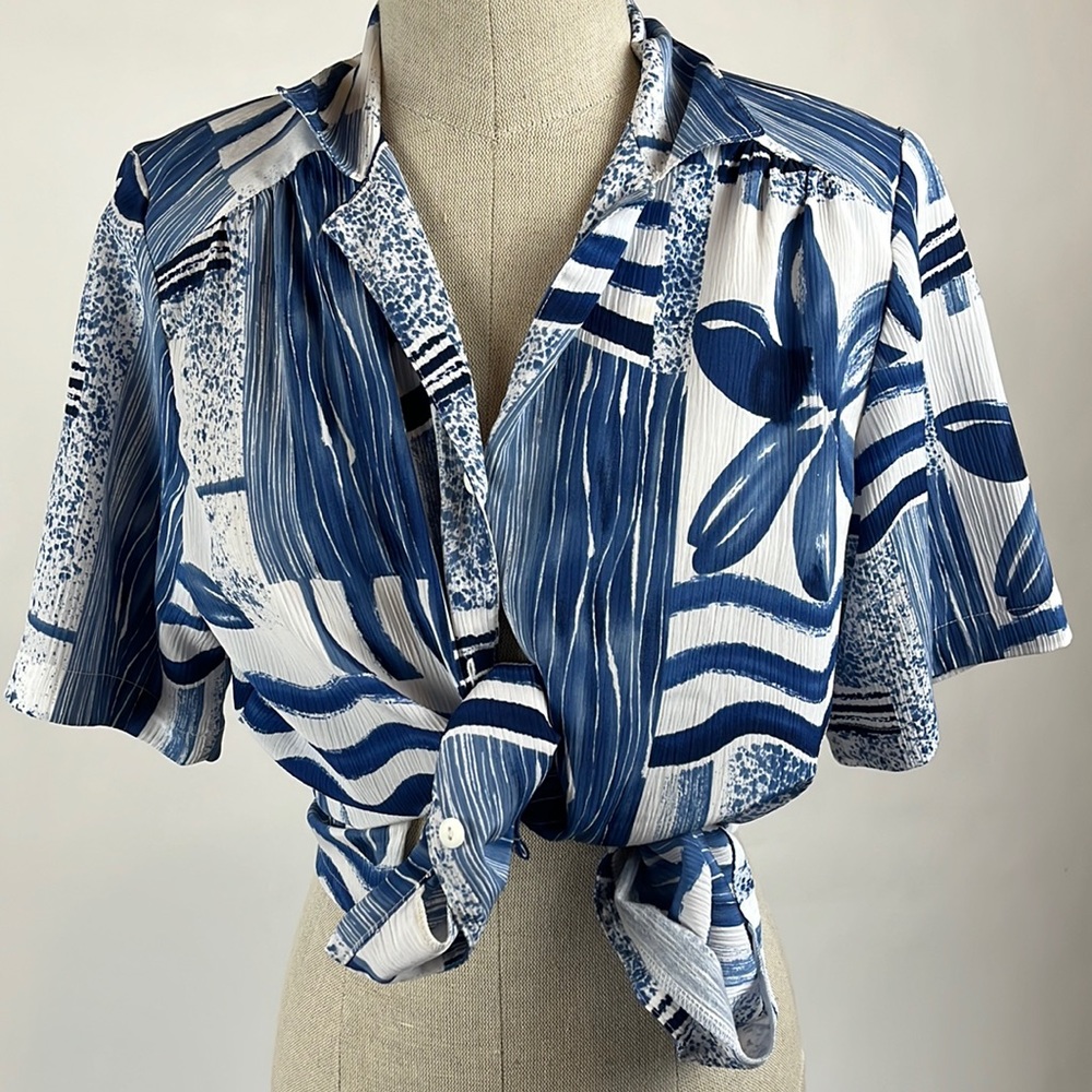 Tropical vibe vintage top